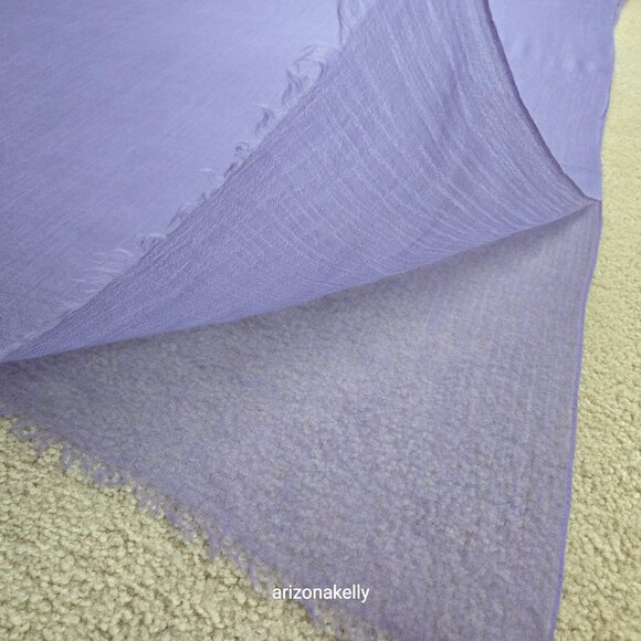 Ovcio Featherlight Lavender Cashmere Scarf - Picture 5 of 14